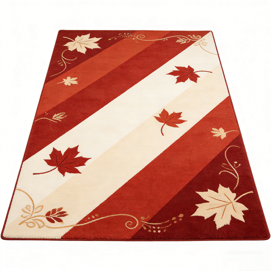 Maple Leaf Runner Rug