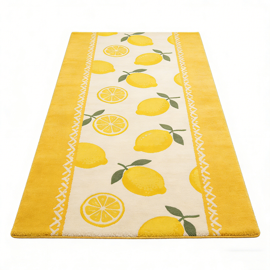 Lemon Fruit Runner Rug
