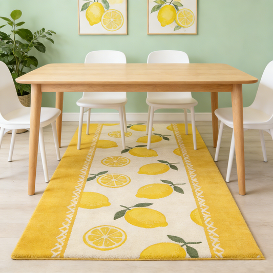 Lemon Fruit Runner Rug