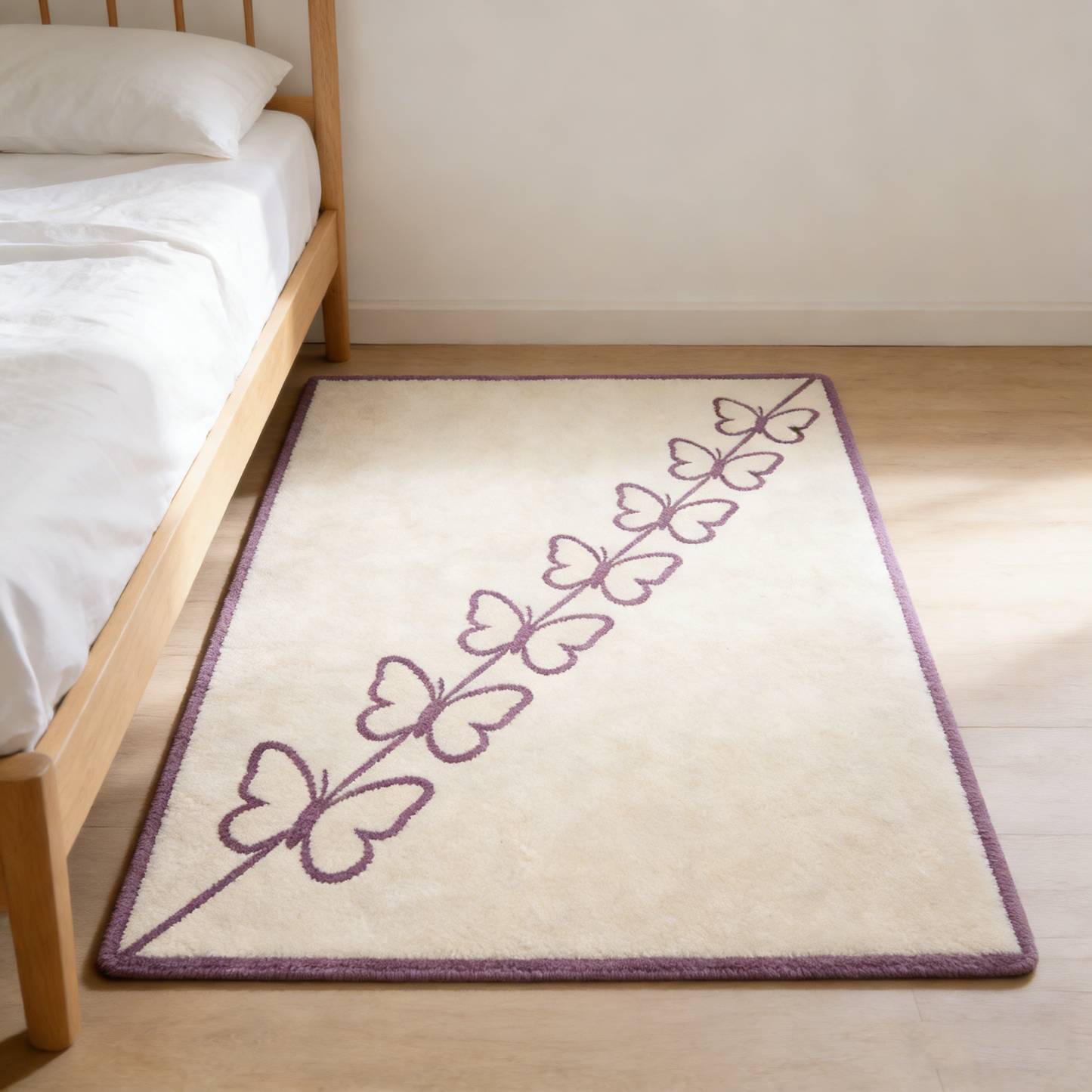 Butterfly Square Rug